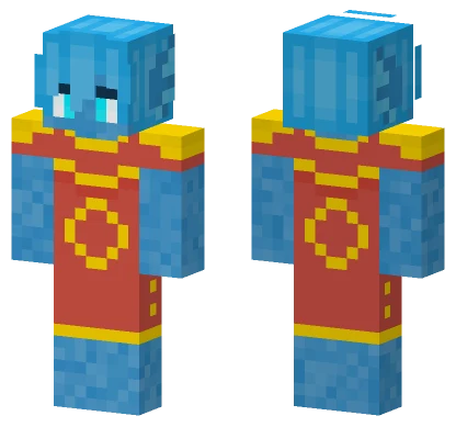 Blue Elephant Boy Minecraft skin