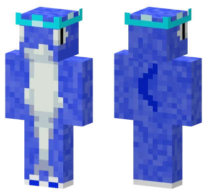 Blue Elephant Skin Minecraft skin