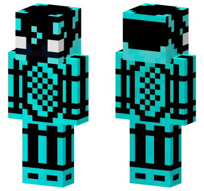 Blue Ender Minecraft skin