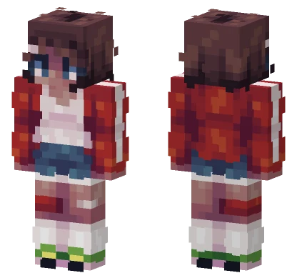 Blue Eyed Girl Minecraft skin