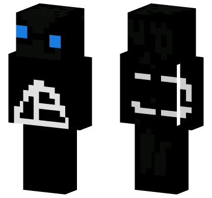 Blue Eyed Robot Minecraft skin