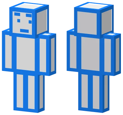 Blue Figures Minecraft skin