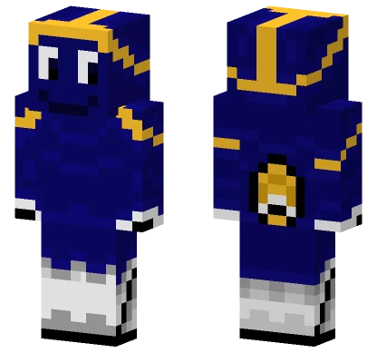 Blue Fish Minecraft skin