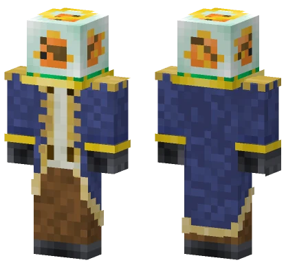 Blue Fish Pirate Minecraft skin