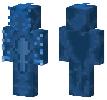 Blue Fish V3 Minecraft skin