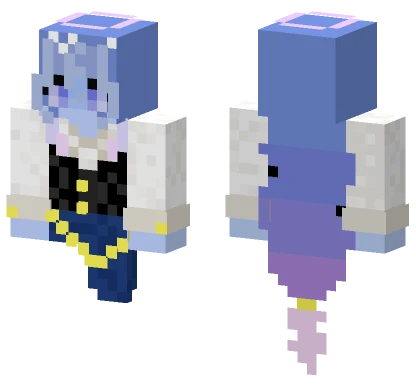 Blue Formal Dress Minecraft skin