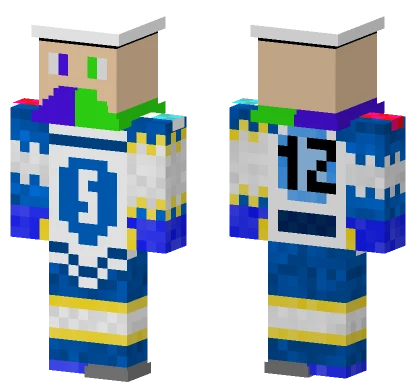 Blue Gator Skin Minecraft skin