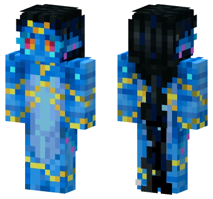 Blue Ghost Skin Minecraft skin