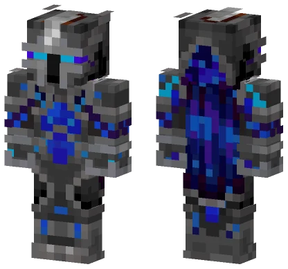 Blue Gladiator Minecraft skin