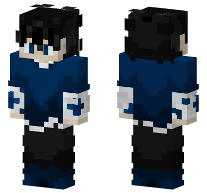 Blue Guy IG Minecraft skin