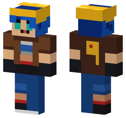 Blue Haired Boy Minecraft skin