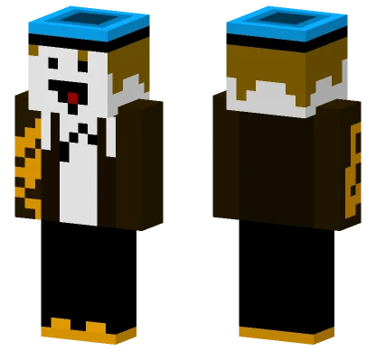 Blue Hat Scarecrow Minecraft skin