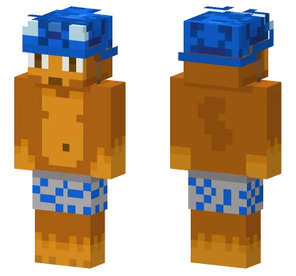 Blue Helmet Skin Minecraft skin