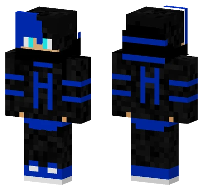 Blue Hero Captain Minecraft skin