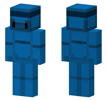 Blue Hive Blob Minecraft skin