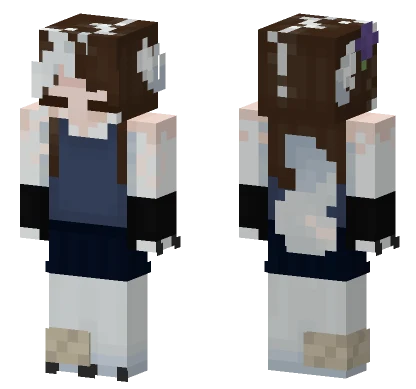 Blue Hooded Figure Minecraft skin