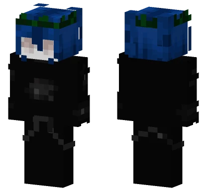Blue Hoodie Boy Minecraft skin
