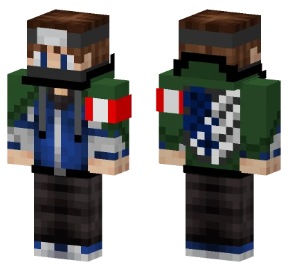 Blue Hoodie Guy Minecraft skin