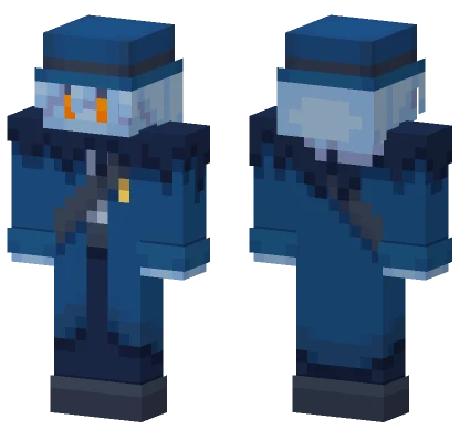 Blue Ice Cave Minecraft skin