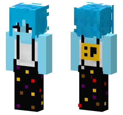 Blue Ice Cream Skin Minecraft skin