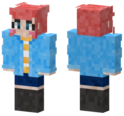 Blue Idol Outfit Minecraft skin