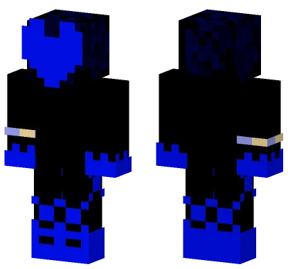 Blue Integrity Minecraft skin