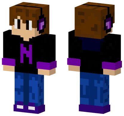 Blue Jacket Teen Minecraft skin