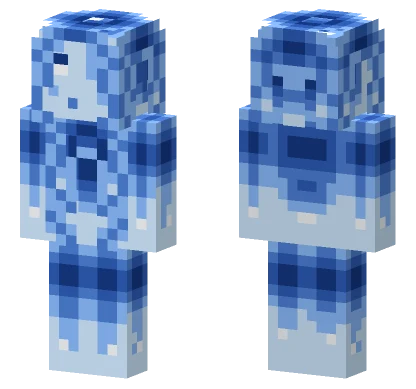 Blue Jelly Minecraft skin