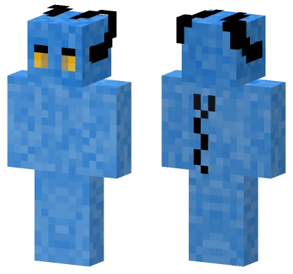 Blue Jester Outfit Minecraft skin