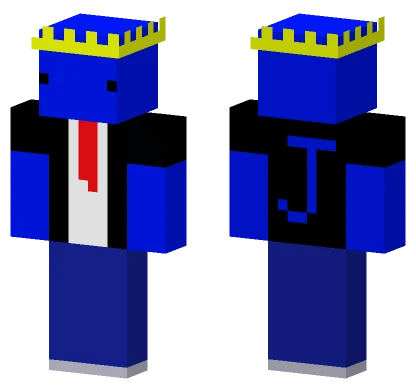 Blue Jettism Suit Minecraft skin