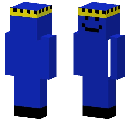 Blue King Black Boots Minecraft skin