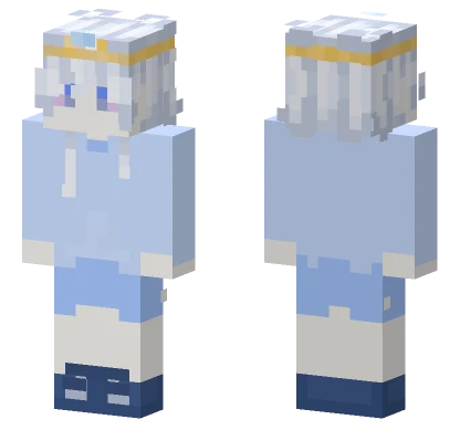 Blue King Minecraft skin