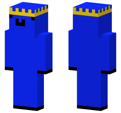 Blue King Minecraft skin