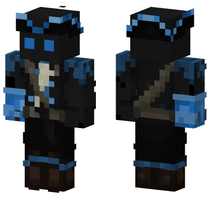 Blue Knight Armor Minecraft skin