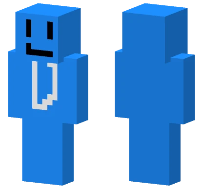 Blue Man Minecraft skin