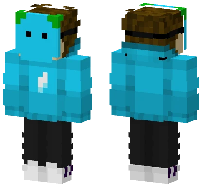 Blue Monster Outfit Minecraft skin