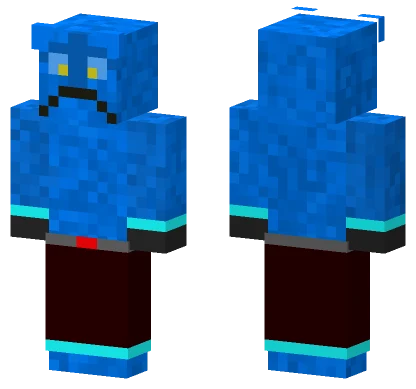 Blue Monster Skin Minecraft skin