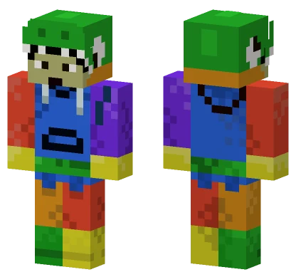 Blue Monster Suit Minecraft skin
