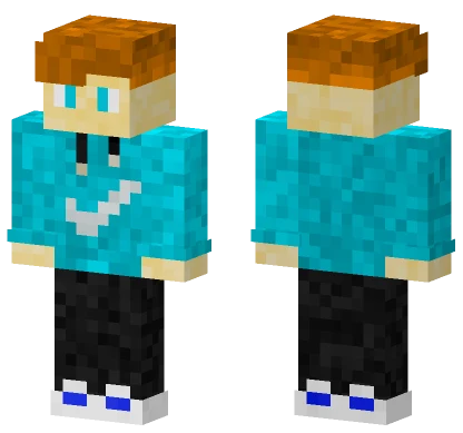 Blue Nike Skin Minecraft skin