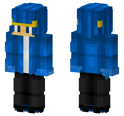 Blue Ninja With Gloves Minecraft skin