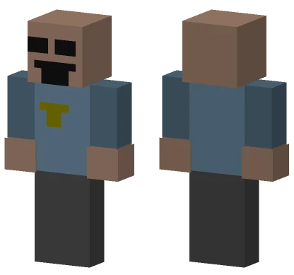 Blue Overalls Minecraft skin