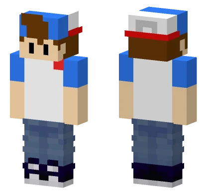 Blue Overalls Boy Minecraft skin