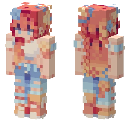 Blue Overalls Boy Minecraft skin