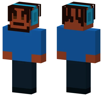 Blue Overalls Character Minecraft skin