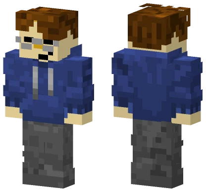 Blue Overalls Kid Minecraft skin