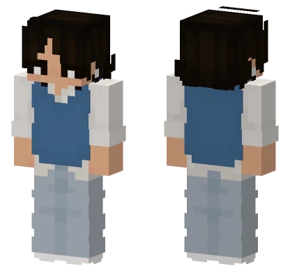 Blue Overalls Outfit Minecraft skin