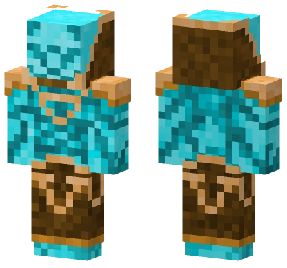 Blue Panda Hoodie Minecraft skin