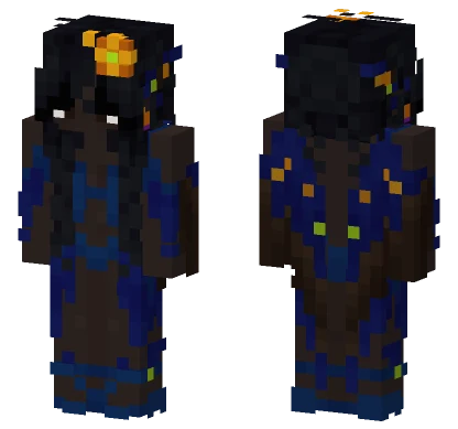Blue Parrot Masquerade Minecraft skin
