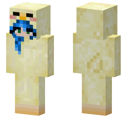 Blue Penguin Boy Minecraft skin