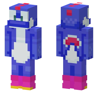 Blue Penguin Suit Minecraft skin